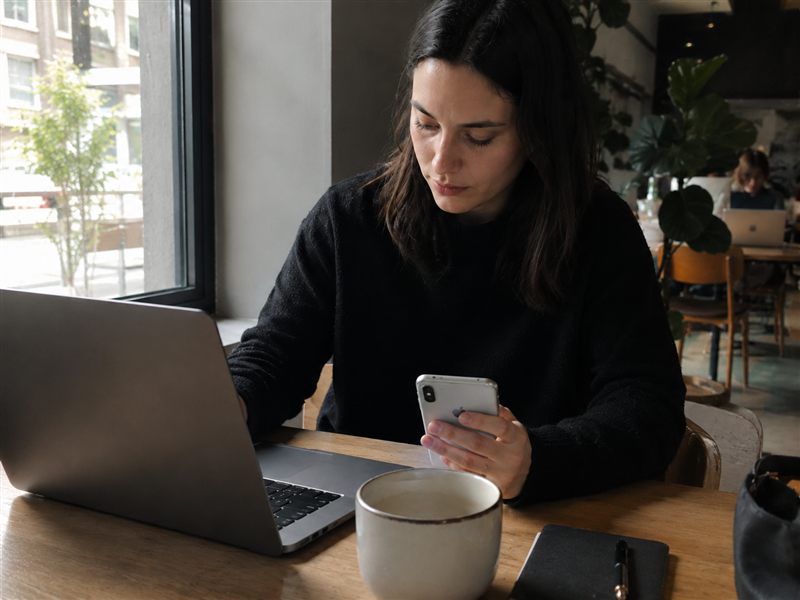 A phone with privacy settings being reviewed